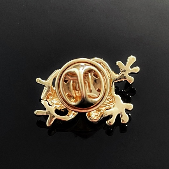 ✨ Gorgeous VTG Rhinestones Frog Pin 🐸 - Picture 2 of 2